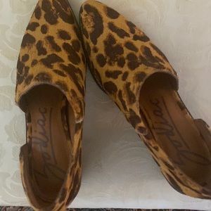 Zodiac leopard print half booties. Size 6.5 medium. Worn a couple of times.